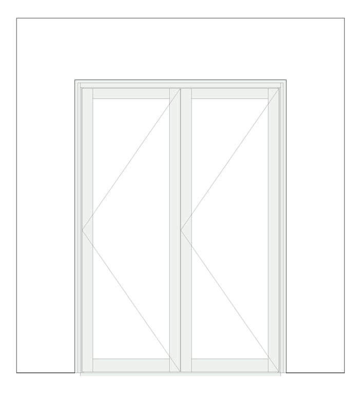 Front Image of Door Bifold Capral Artisan 996 2P