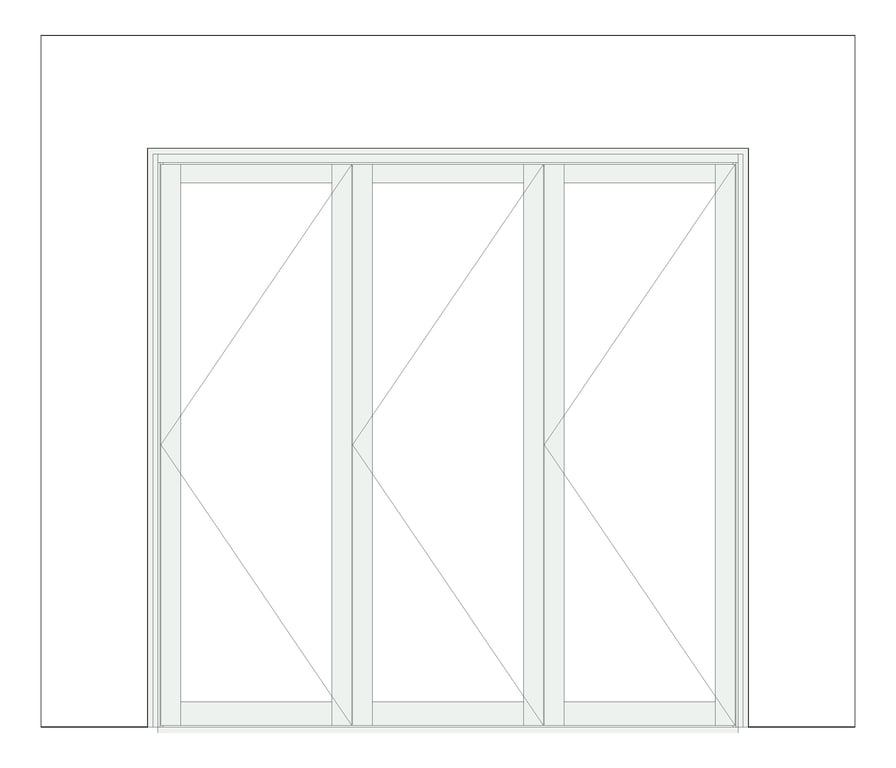 Front Image of Door Bifold Capral Artisan 996 3P