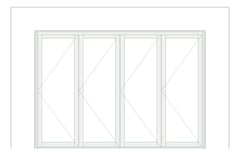 Front Image of Door Bifold Capral Artisan 996 4P