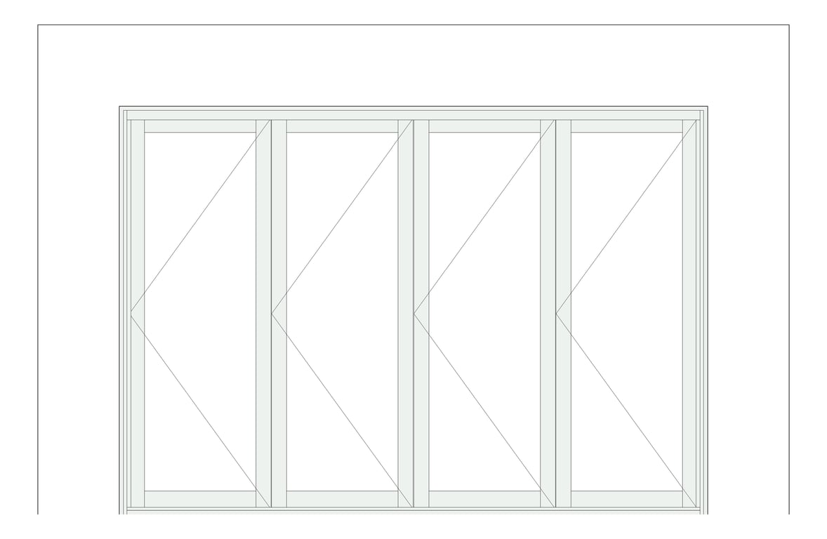 Front Image of Door Bifold Capral Artisan 996 4P