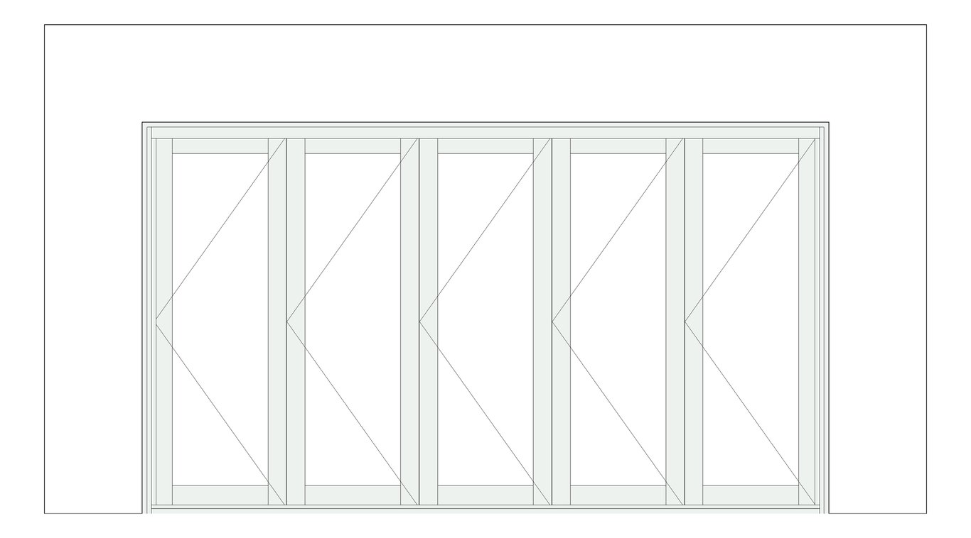 Front Image of Door Bifold Capral Artisan 996 5P