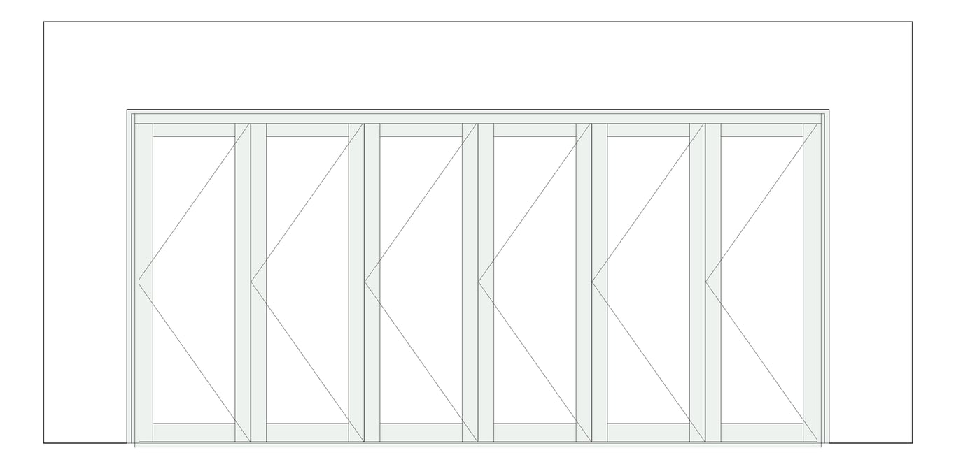 Front Image of Door Bifold Capral Artisan 996 6P