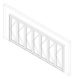 3D Documentation Image of Door Bifold Capral Artisan 996 7P