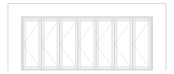 Front Image of Door Bifold Capral Artisan 996 7P