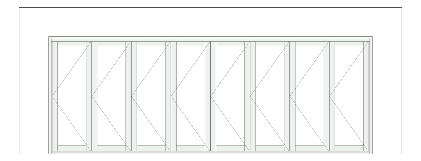 Front Image of Door Bifold Capral Artisan 996 8P