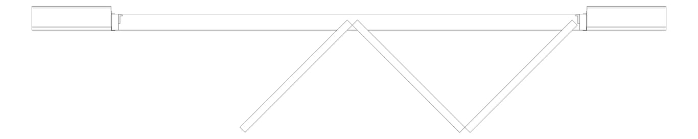 Plan Image of Door Bifold Capral Artisan 996 Quik 3P