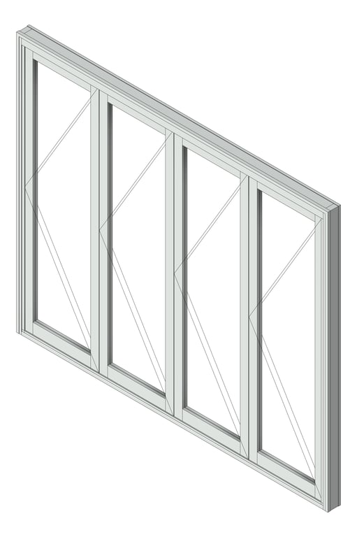 Door Bifold Capral Artisan 996 Quik 4P