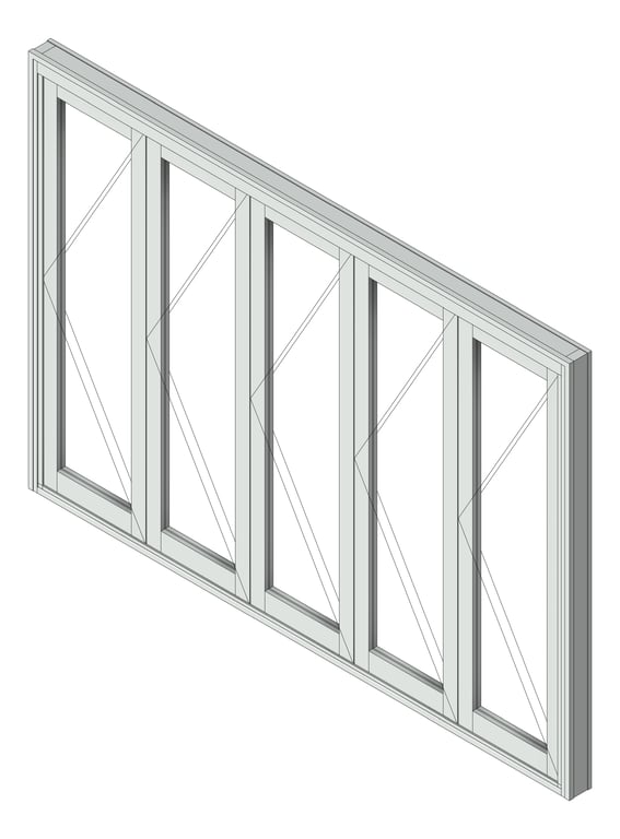 Image of Door Bifold Capral Artisan 996 Quik 5P