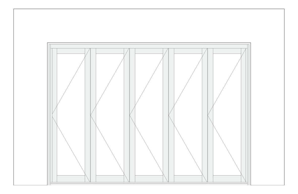 Front Image of Door Bifold Capral Artisan 996 Quik 5P