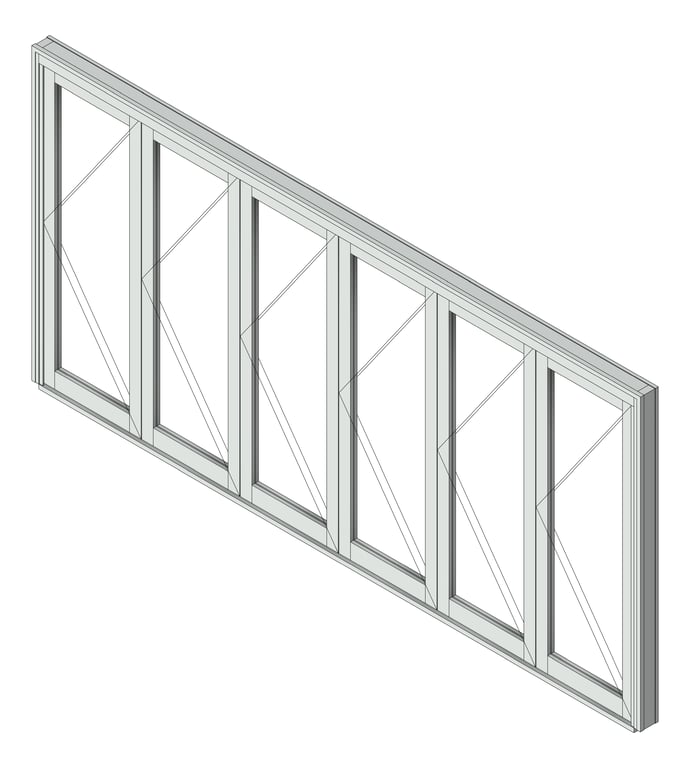 Navigate to Door Bifold Capral Artisan 996 Quik 6P