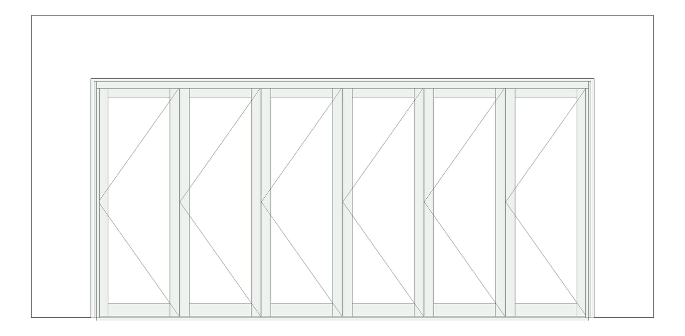 Front Image of Door Bifold Capral Artisan 996 Quik 6P