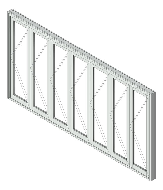 Door Bifold Capral Artisan 996 Quik 7P