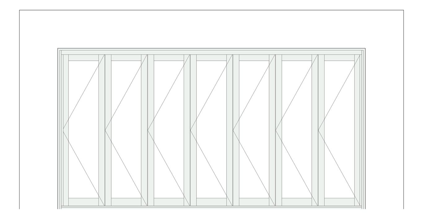 Front Image of Door Bifold Capral Artisan 996 Quik 7P