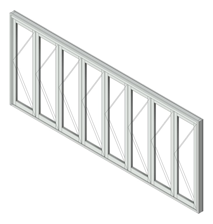 Navigate to Door Bifold Capral Artisan 996 Quik 8P