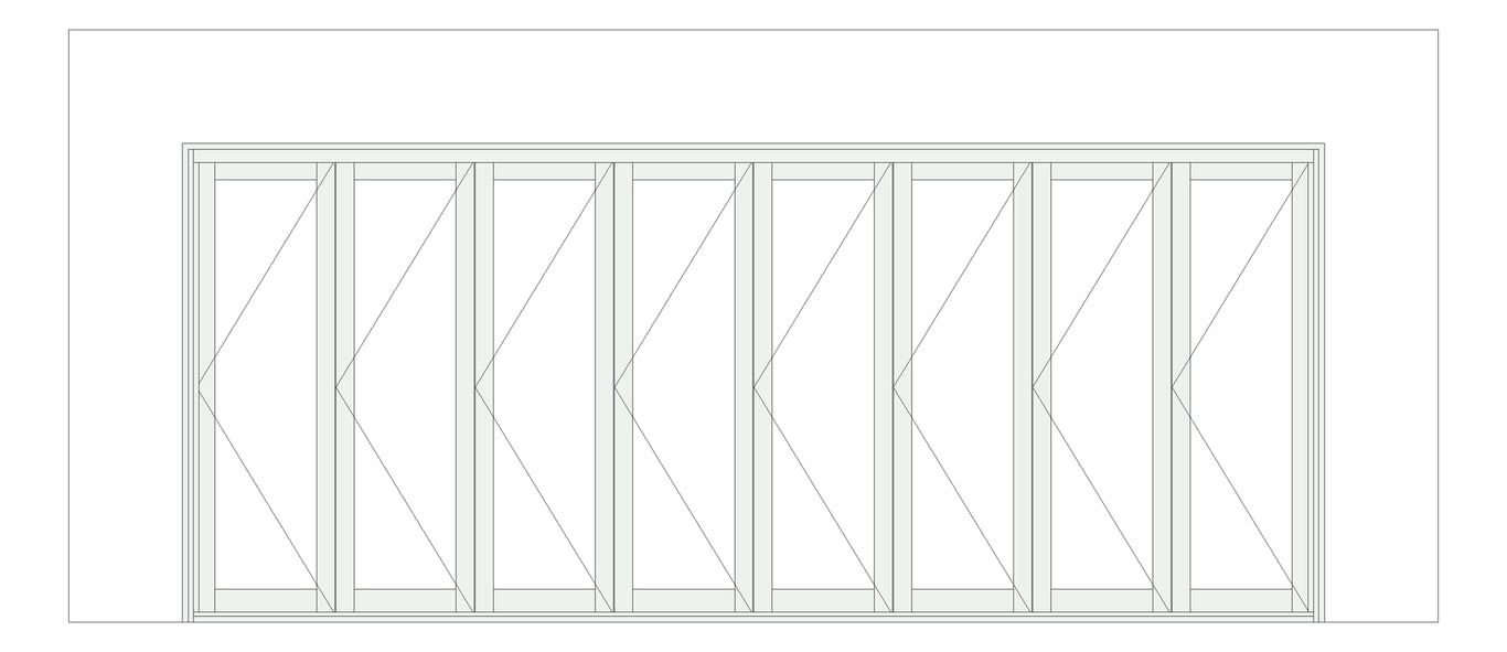 Front Image of Door Bifold Capral Artisan 996 Quik 8P