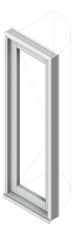 Door Hinged Capral AGS 225 1P OpenIn