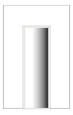 Front Image of Door Hinged Capral AGS 225 1P OpenOut