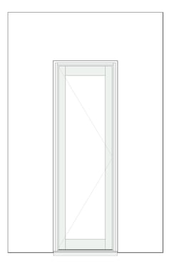 Front Image of Door Hinged Capral Artisan 997 1P OpenIn