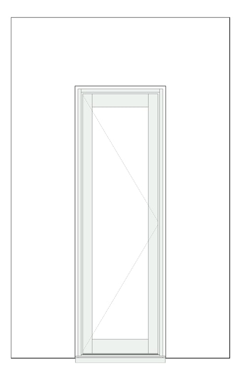 Front Image of Door Hinged Capral Artisan 997 1P OpenIn