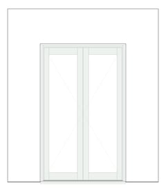 Front Image of Door Hinged Capral Artisan 997 2P OpenIn