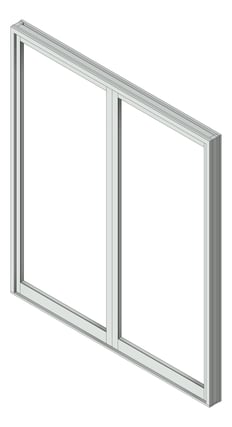 3D Shaded Image of Door Pivot Capral AGS 225 2P