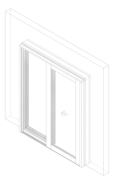 3D Documentation Image of Door Sliding Capral AGS 225 1P