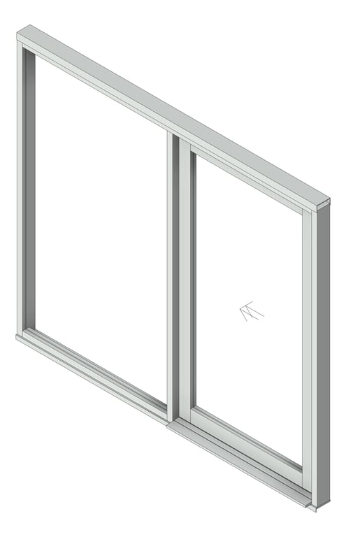 Navigate to Door Sliding Capral AGS 225 1P TopHung SideLight