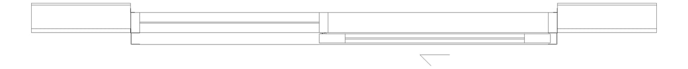 Plan Image of Door Sliding Capral AGS 225 1P TopHung TopFixing