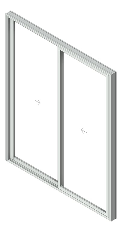 Navigate to Door Sliding Capral AGS 900 2P Bypass