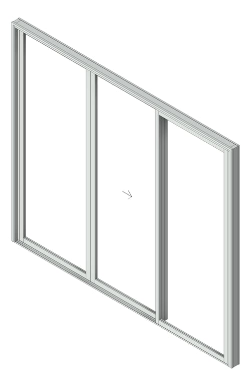 Image of Door Sliding Capral AGS 900 3P OXO