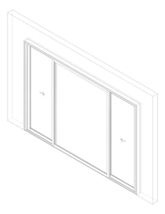 3D Documentation Image of Door Sliding Capral AGS 900 3P XOX