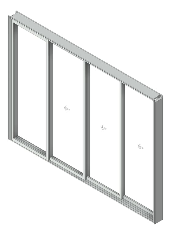 Navigate to Door Sliding Capral AGS 900 4P XXXO