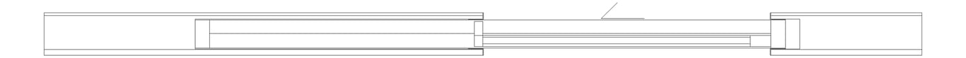 Plan Image of Door Sliding Capral AGS 900 Cavity 1P
