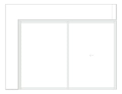 Front Image of Door Sliding Capral AGS 900 CornerExt 4P ExtSliding