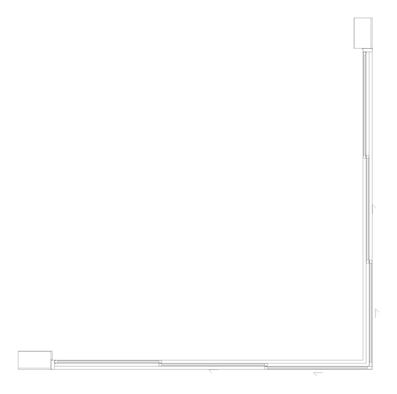 Plan Image of Door Sliding Capral AGS 900 CornerExt 6P ExtSliding