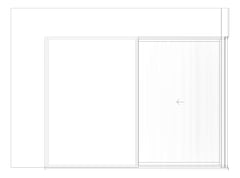 Left Image of Door Sliding Capral AGS 900 CornerExt Recessed 2P