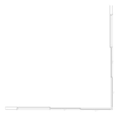 Plan Image of Door Sliding Capral AGS 900 CornerExt Recessed 4P