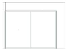 Front Image of Door Sliding Capral AGS 900 CornerInt 4P ExtSliding