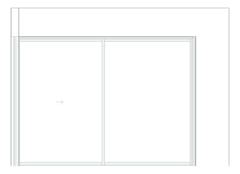Front Image of Door Sliding Capral AGS 900 CornerInt 4P