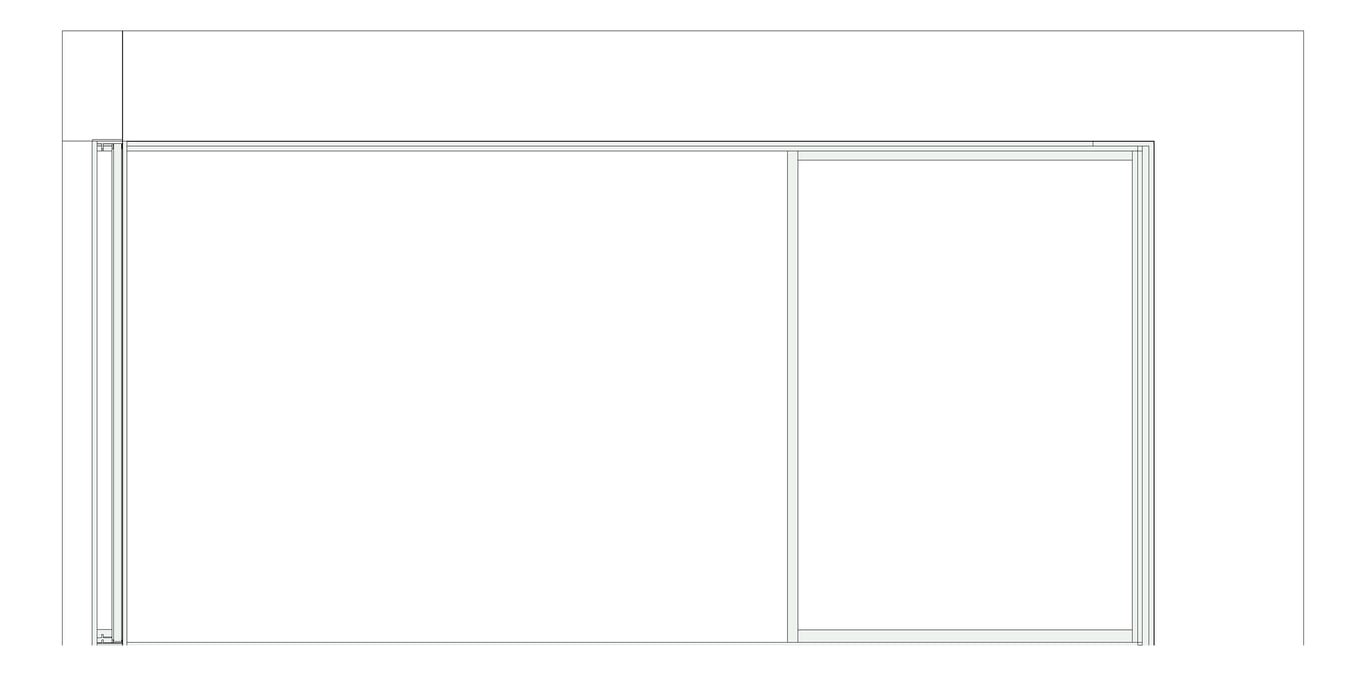 Front Image of Door Sliding Capral AGS 900 CornerInt 6P