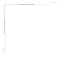 Plan Image of Door Sliding Capral AGS 900 CornerInt 6P