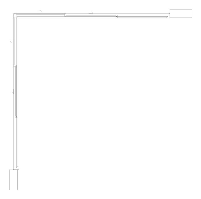 Plan Image of Door Sliding Capral AGS 900 CornerInt 6P