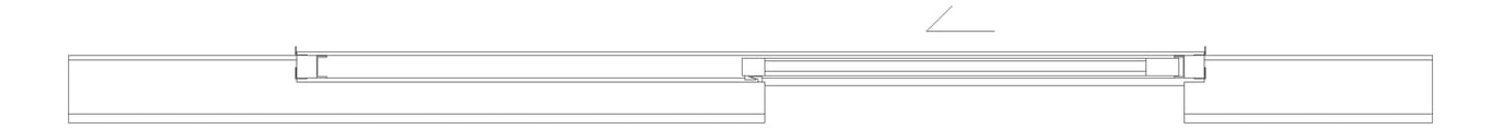 Plan Image of Door Sliding Capral AGS 900 Recessed 1P