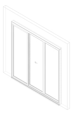 3D Documentation Image of Door Sliding Capral Artisan 994TH 3P OXO