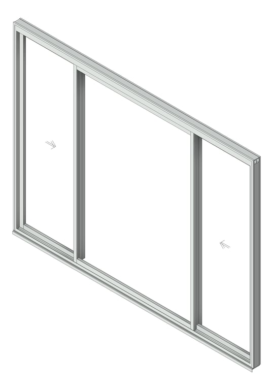 Door Sliding Capral Artisan 994TH 3P XOX