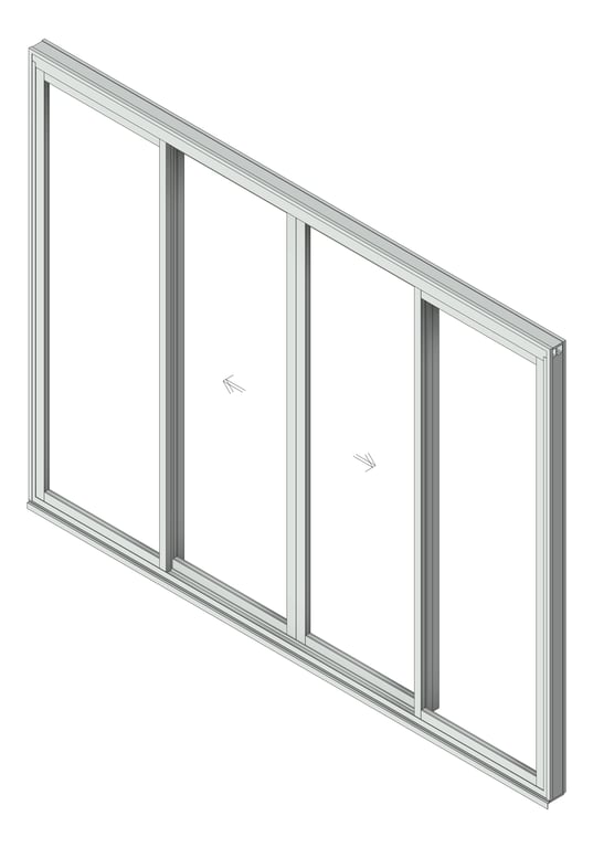 Image of Door Sliding Capral Artisan 994TH 4P BiParting