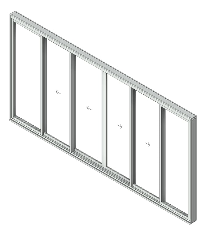 Image of Door Sliding Capral Artisan 994TH 6P BiParting