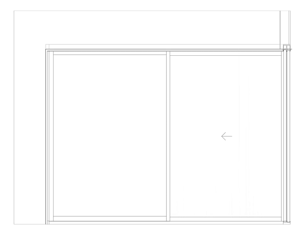 Left Image of Door Sliding Capral Artisan 994TH CornerExt 4P ExtSliding