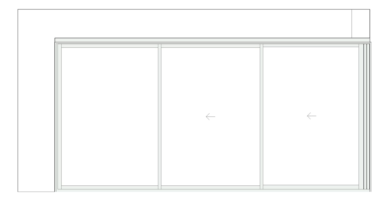 Front Image of Door Sliding Capral Artisan 994TH CornerExt 6P