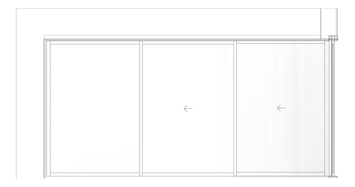 Left Image of Door Sliding Capral Artisan 994TH CornerExt 6P